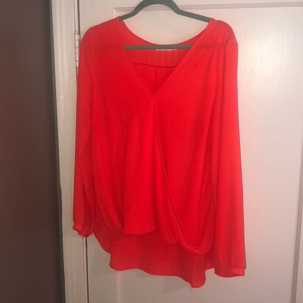 Coral/ Orange Lish top